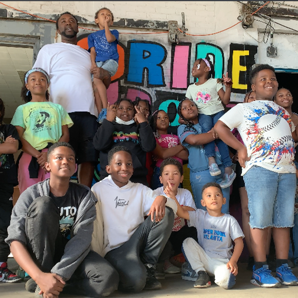 Midnight Basketball - Guys Holding Up Heal America T-shirts